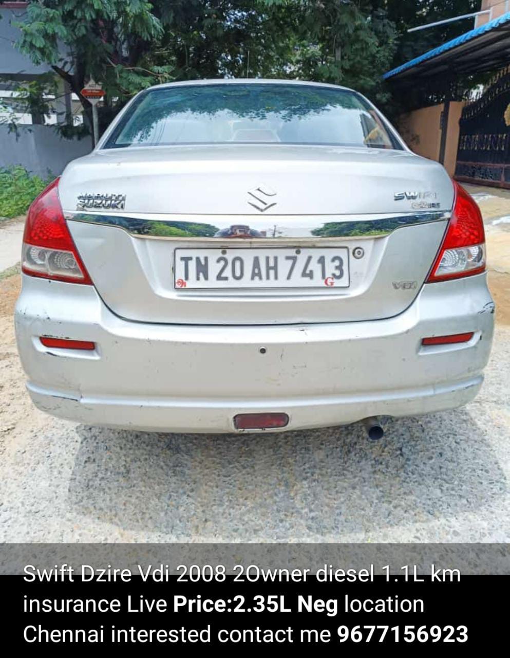 4243-for-sale-Maruthi-Suzuki-DZire-Diesel-Second-Owner-2008-TN-registered-rs-235000